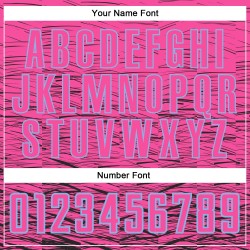 Maillot de football personnalisé rose, noir et bleu clair, sublimé