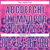 Maillot de football personnalisé à imprimé animal rose, violet et blanc, sublimé Maillot de football personnalisé à imprimé animal rose, violet et blanc, sublimé